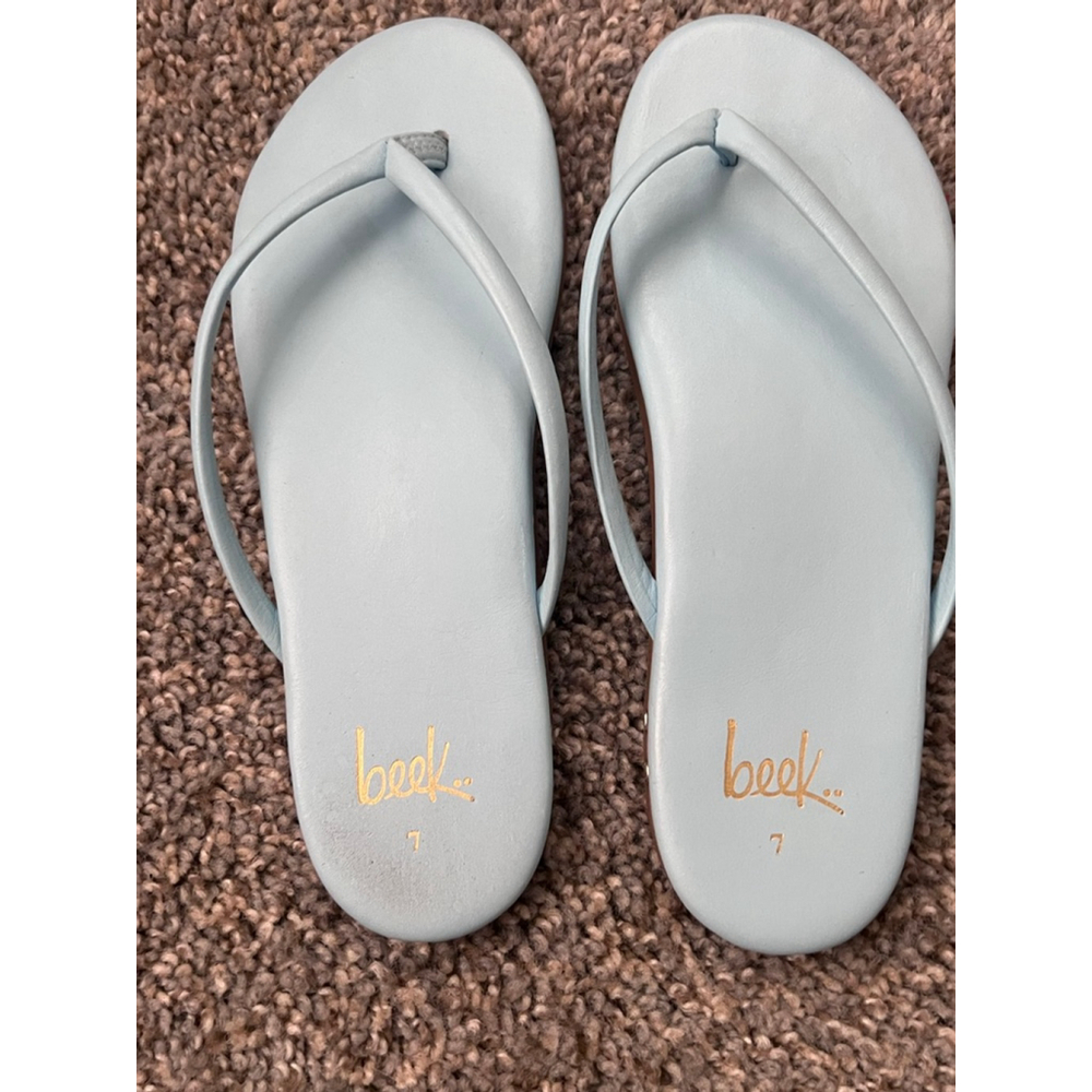 Anthropology beek Sunbeam Thong Sandals sz 7 - Picture 2 of 5